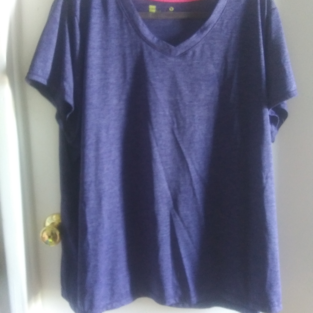Purple workout top